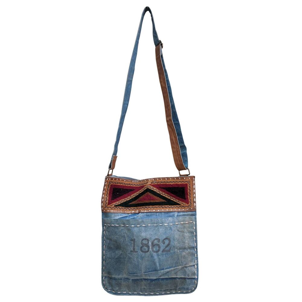 Chloe & Lex Jean 1862 Crossbody Bag Cotton New